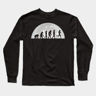 Running Evolution Moon for Runners Long Sleeve T-Shirt